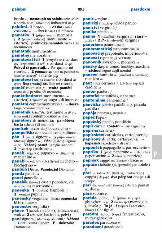 Italsko-český česko-italský šikovný slovník, 2. vydání