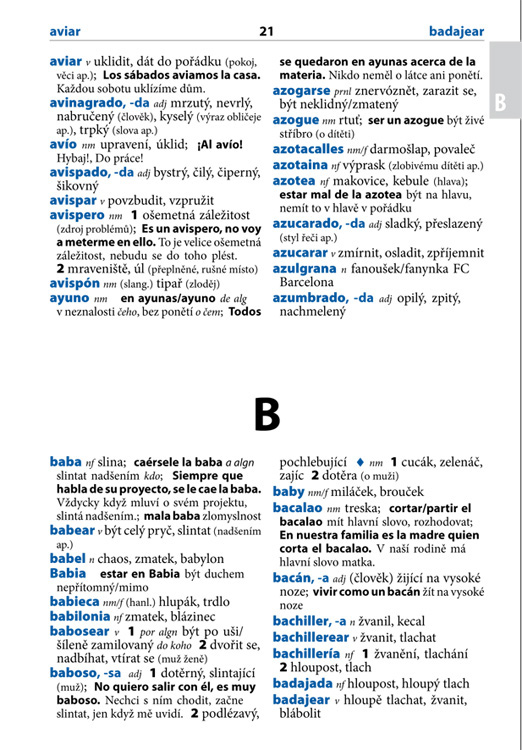 Komplet španělských slangů