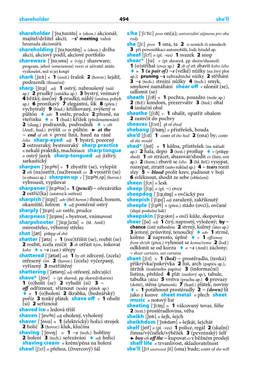 Praktický anglický slovník k maturitě, 5. vydání