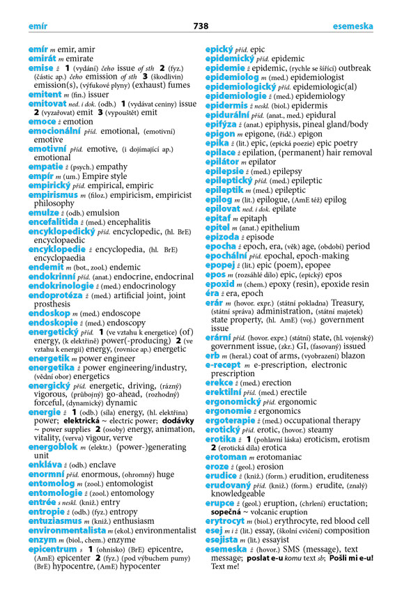 Praktický anglický slovník k maturitě, 8.&nbsp;vydání