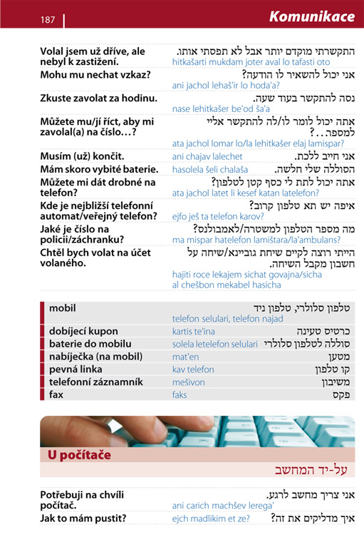 Česko-hebrejská konverzace, 2. vydání