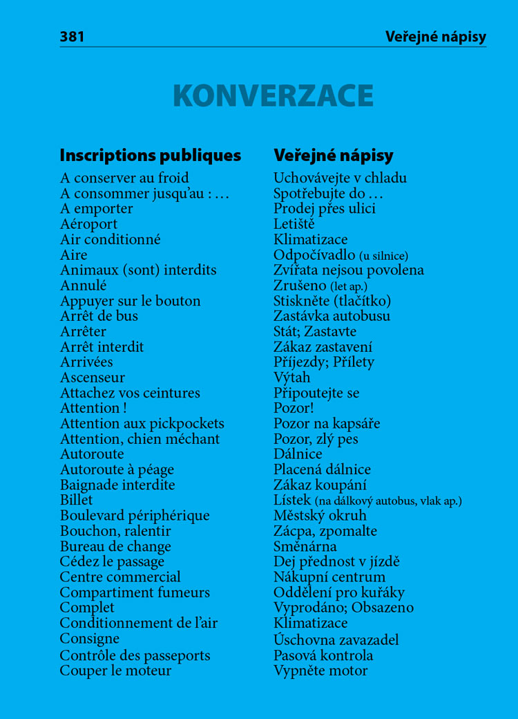 Francouzsko-český česko-francouzský kapesní slovník, 5. vydání