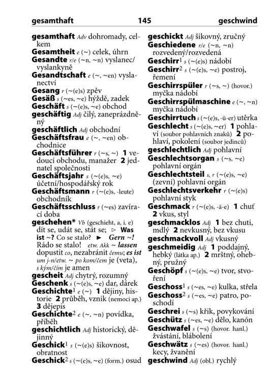 Německo-český česko-německý kapesní slovník, 5. vydání