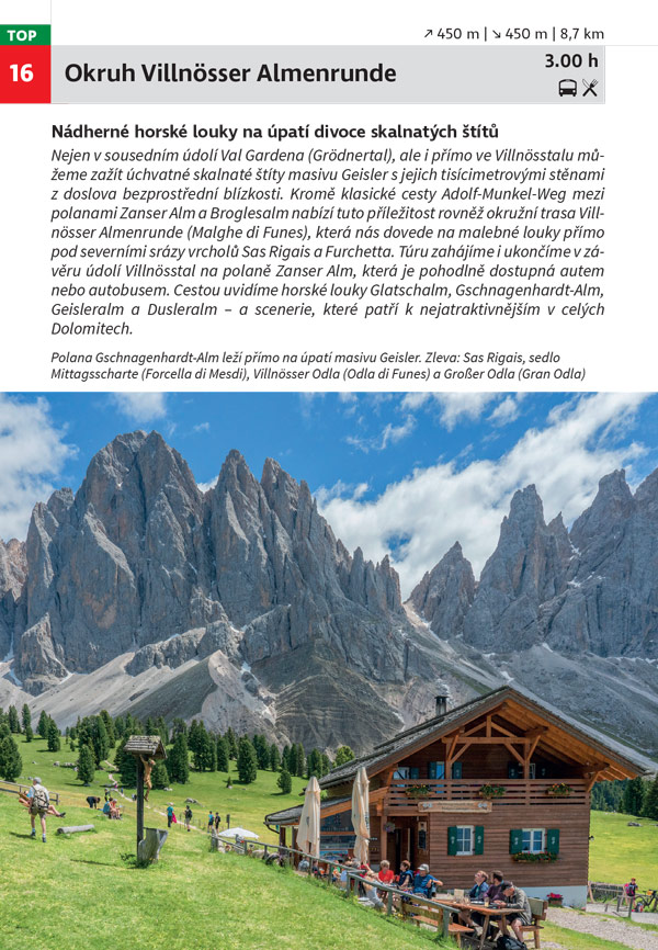 Dolomity 1, Val Gardena - Rother