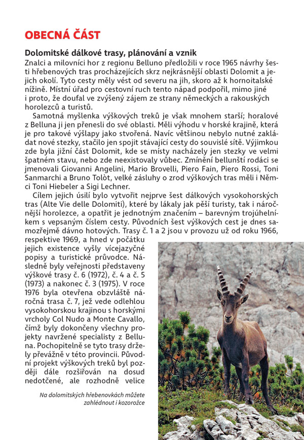 Dolomity, Dálkové trasy Alta Via 1–3 - Rother