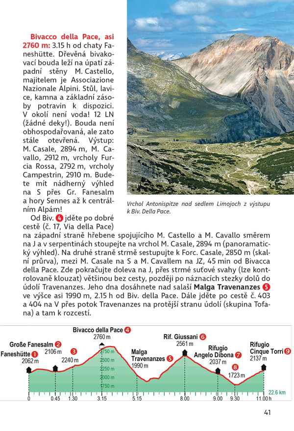 Dolomity, Dálkové trasy Alta Via 1–3 - Rother