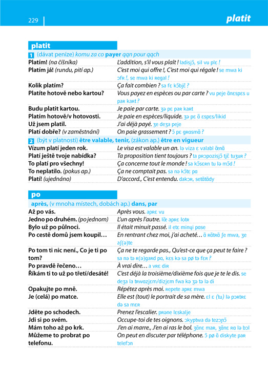 Studijní konverzace francouzština