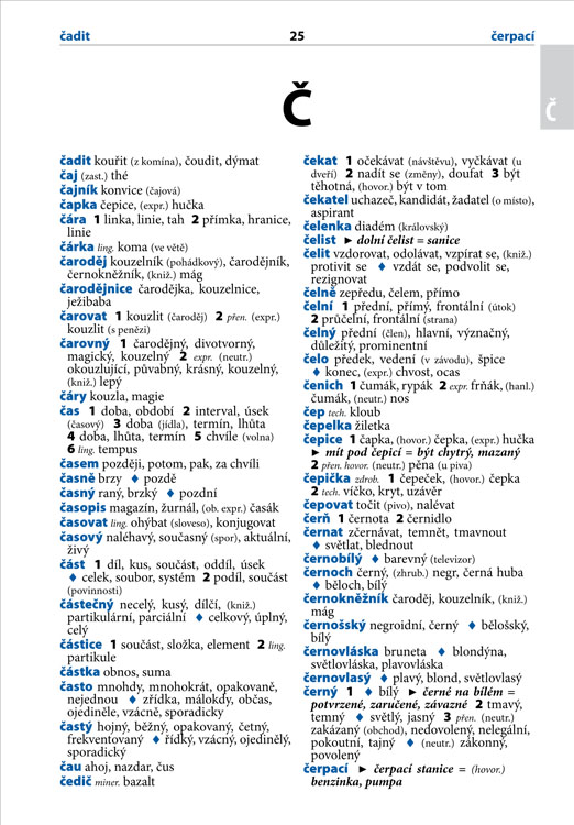 Školní slovník českých synonym