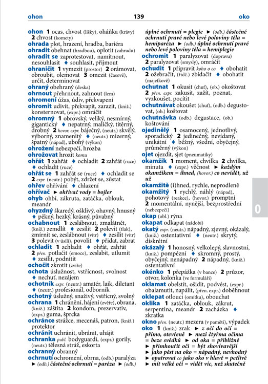Školní slovník českých synonym
