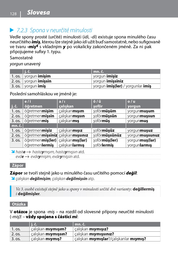 Podrobná gramatika turečtiny, 2.&nbsp;vydání
