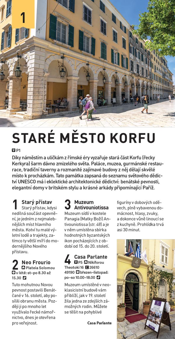 Korfu a Jónské ostrovy - TOP 10