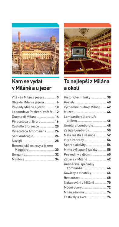 Milán a jezera - TOP 10