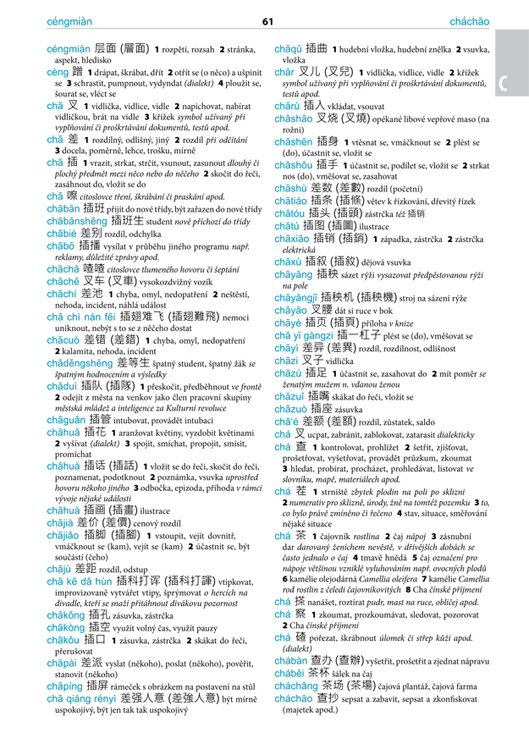čínský slovník