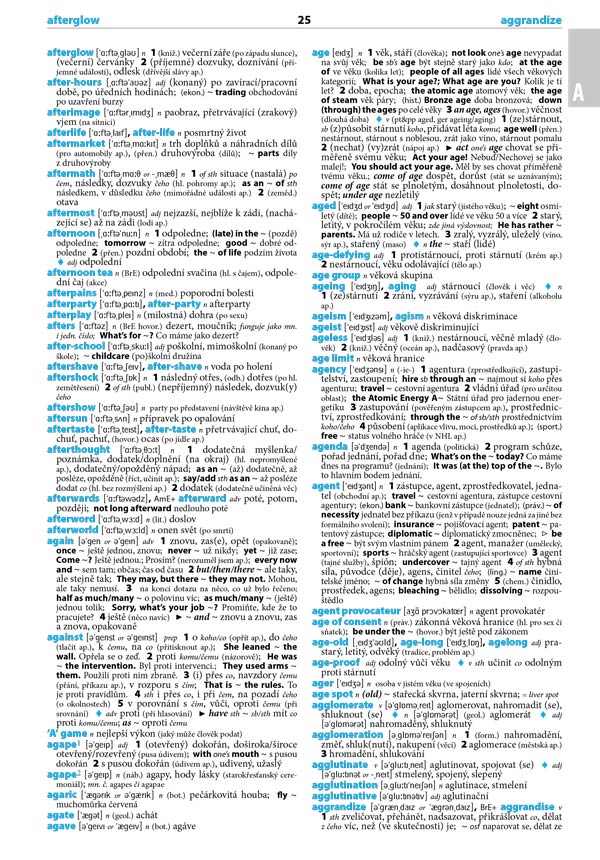 Anglicko-český česko-anglický velký slovník, 4.&nbsp;vydání
