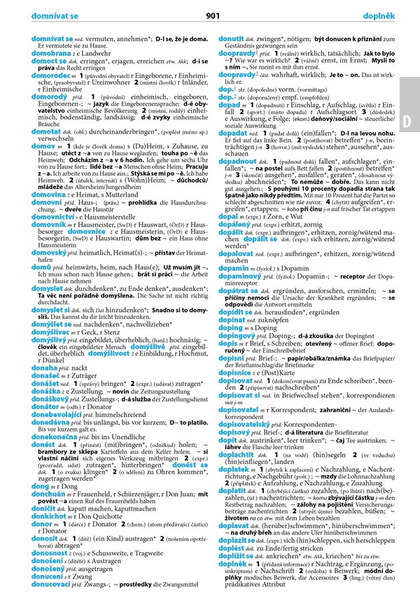 Německo-český česko-německý velký slovník, 4.&nbsp;vydání