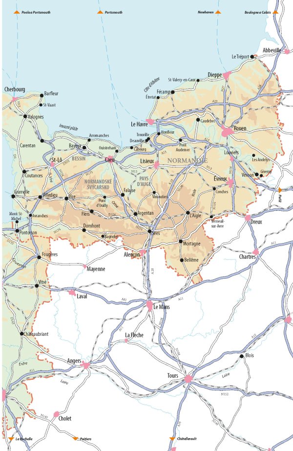Bretaň a Normandie - Rough Guides
