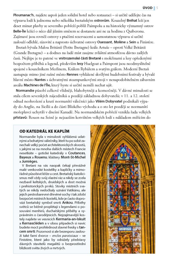 Bretaň a Normandie - Rough Guides, 4. vydání
