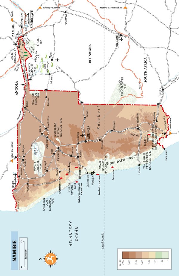 Namibie a Viktoriiny vodopády - Rough Guides