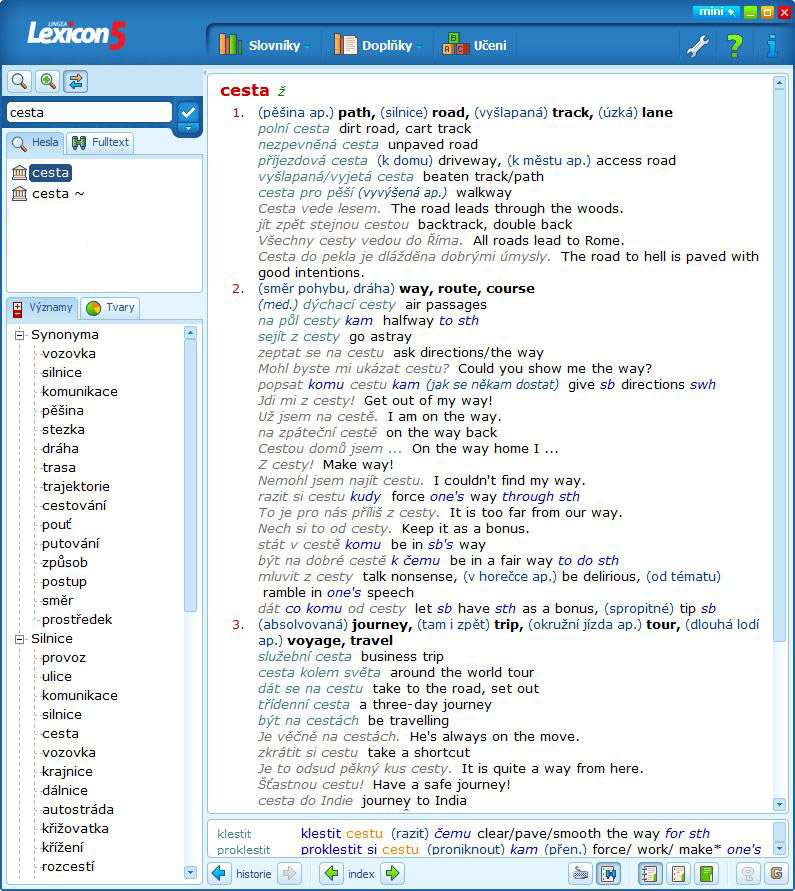 Lexicon 5 Anglický slovník Platinum