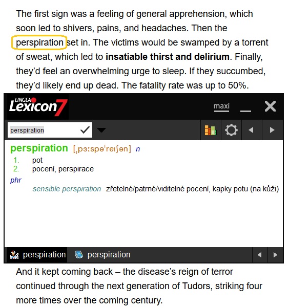 Lexicon 7 Anglický lékařský slovník