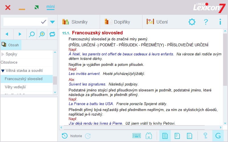Lexicon 7 Francouzský praktický slovník