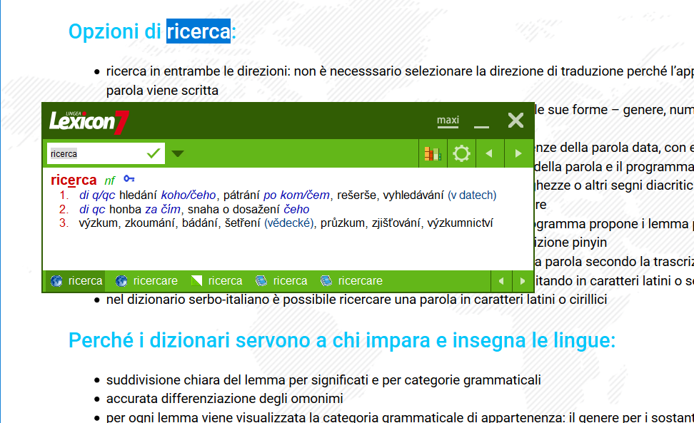 Lexicon 7 Italský velký slovník