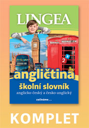 Komplet ANGLIČTINA ZŠ: školní slovník, mluvník, gramatika