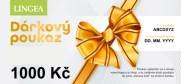 Dárkový poukaz s mašlí: 1000 Kč
