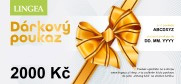 Dárkový poukaz s mašlí: 2000 Kč